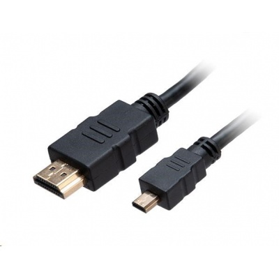 Kábel AKASA HDMI na Micro HDMI, 4K@60Hz, pozlátené konektory, 1.5m