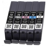 Canon BJ CARTRIDGE PGI-72 PBK/GY/PM/PC/CO Multi Pack