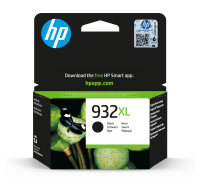 HP 932XL Black Ink Cart, 22,5 ml, CN053AE (1,000 pages)