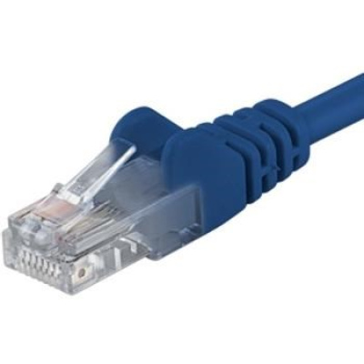 PremiumCord Patch kabel UTP RJ45-RJ45 CAT6 1,5m modrá
