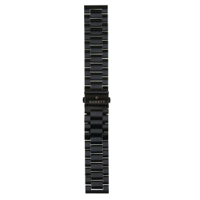 Garett univerzální řemínek 22 mm, černý kovový, typ Solid