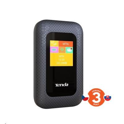 Tenda 4G185 - 3G/4G LTE mobilný Wi-Fi hotspot router s LCD 802.11b/g/n, microSD, 2100 mAh