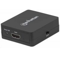 Manhattan HDMI Splitter, 1080p 2-portový HDMI Splitter, napájanie USB, čierny