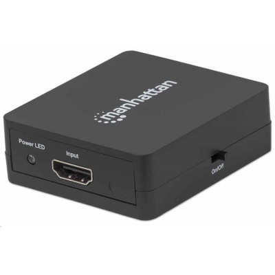 Manhattan HDMI Splitter, 1080p 2-portový HDMI Splitter, napájanie USB, čierny