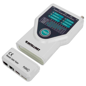 Intellinet Tester káblov, 5 v 1, RJ45, RJ11, USB, Firewire, BNC