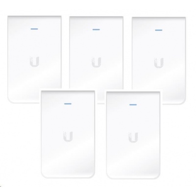 UBNT UniFi AP AC In Wall, 5-PACK [Indoor AP, 2.4GHz(300Mbps)+5GHz(866Mbps), 2x2 MIMO, 802.11a/b/g/n/ac]