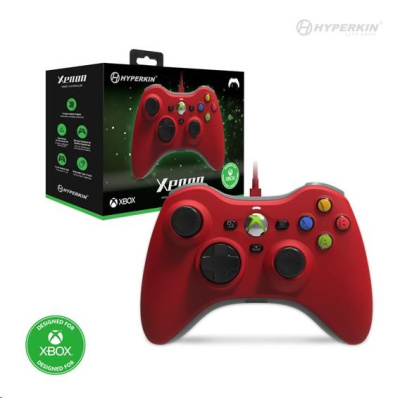 Hyperkin Xenon Wired Controller for Xbox Series|One/Win 11|10 (Red) Licensed by Xbox