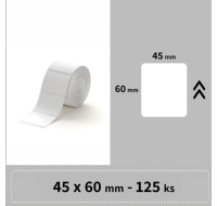 Niimbot štítky R 45x60mm 125ks Bílé pro B21, B21S, B3, B1S