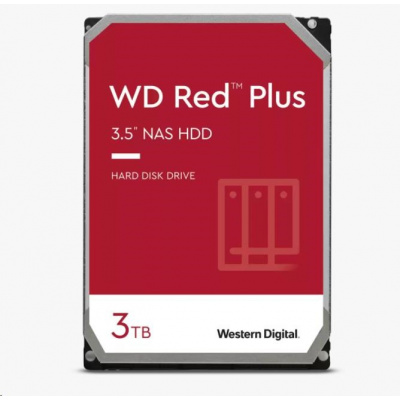 WD RED PLUS NAS WD30EFZX 3TB SATA/600 128MB cache 175 MB/s CMR