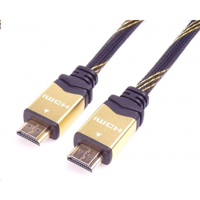 Kábel HDMI PREMIUMCORD 2.0 Vysokorýchlostný + ethernetový kábel HQ, pozlátené konektory, 5 m