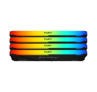 KINGSTON DIMM DDR4 128GB (Kit of 4) 3600MT/s CL18 FURY Beast RGB, XMP