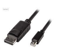 PREMIUMCORD Mini DisplayPort - DisplayPort V1.2 pripojovací kábel M/M 1m