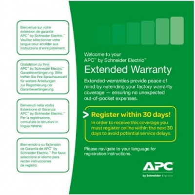 APC Easy (1) ročná predĺžená záruka pre (nákup nového produktu) Easy UPS SRV 2 kVA