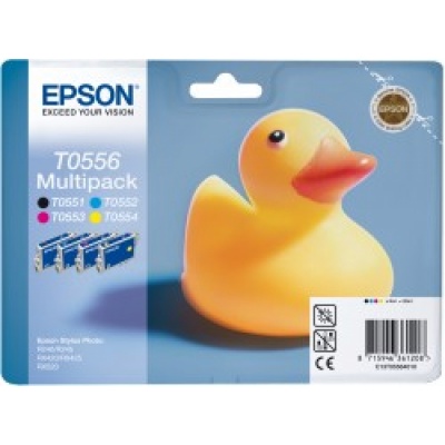 Atrament EPSON čierny + pruh Stylus Photo "Duck" R240/R245/RX420/425/RX520 - CMYK multipack