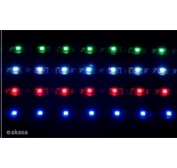 AKASA LED pásik Vegas, napájanie Molex 12V, 60cm, modrý