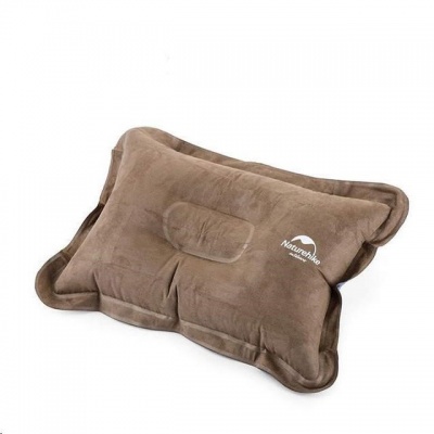 Naturehike nafukovací komfortní polštářek 150g - hnědý