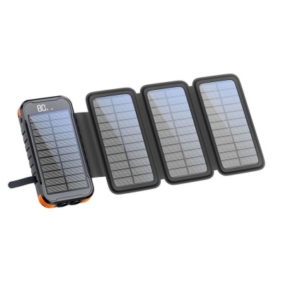 Solárna outdoorová powerbanka Viking EP16W 16000 mAh, bezdrôtové nabíjanie