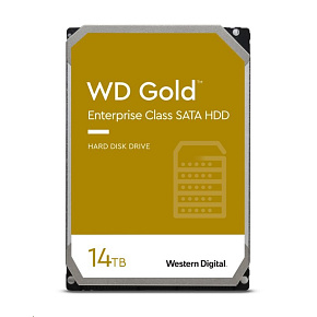 BAZAR VADNE - WD GOLD WD142KRYZ 14TB, SATA III 3.5", 512MB 7200RPM, 262MB/s, CMR, Enterprise