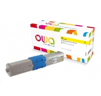 OWA Armor toner pre OKI C301, C321, MC332, MC342, 1500p, 44973533, žltý/žltý