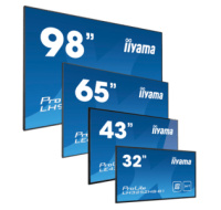 iiyama ProLite LFDs, Full HD, USB, RS232, Ethernet, kit (RS232), black