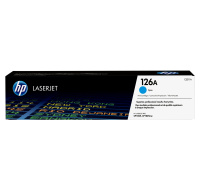 HP 126A Cyan LJ Toner Cart, CE311A (1,000 pages)