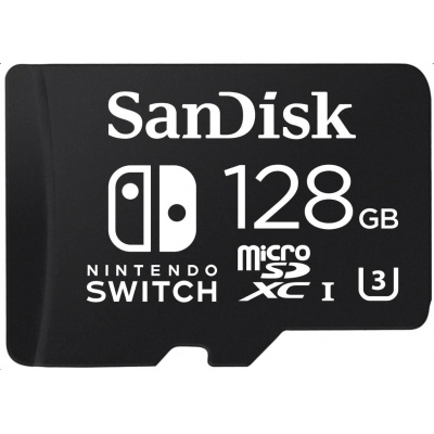 Karta SanDisk MIcroSDXC 128 GB pre Nintendo Switch (R:100/W:90 MB/s, UHS-I, V30, U3, C10, A1) licencovaný produkt