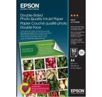 Papier EPSON A4 - obojstranný atramentový papier fotografickej kvality A4 50 listov