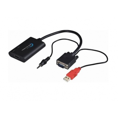 PREMIUMCORD elektronický prevodník HDMI na rozhranie VGA + audio