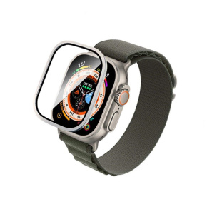 COTECi Titanium Alloy Frame Sapphire Film for Apple Watch Ultra 49mm