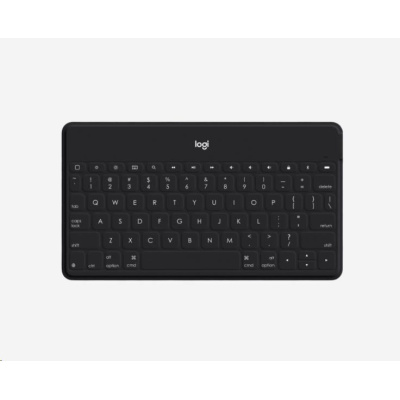 Logitech Bluetooth Keyboard Folio Keys-To-Go, UK - International, Black, Apple