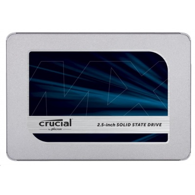 Crucial SSD MX500, 500 GB, SATA III 7 mm, 2,5"