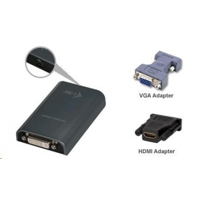 iTec USB Full HD Adapter TRIO (DVI-I / VGA / HDMI)