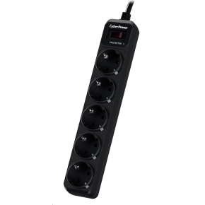 CyberPower Surge Buster™ 5 zásuviek, 1.8m, nemecký, nový
