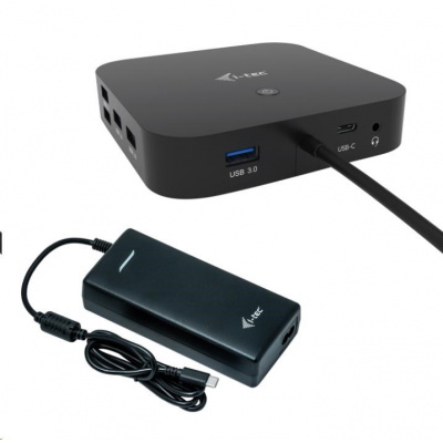 dokovacia stanica iTec USB-C HDMI DP, Power Delivery 100 W + univerzálna nabíjačka 112 W