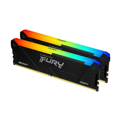 KINGSTON DIMM DDR4 32GB (Kit of 2) 3733MT/s CL19 FURY Beast RGB, XMP