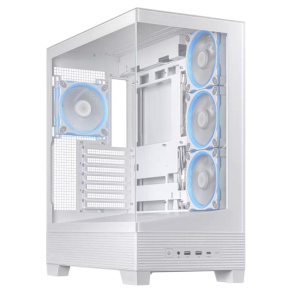 BAZAR ASUS case A31 PLUS TG ARGB, Mid Tower, Průhledná bočnice, 4x120mm ARGB Fan, ARGB Hub, bílá (POŠKOZENÝ OBAL) BAZAR ASUS case A31 PLUS TG ARGB, Mid Tower, Průhledná bočnice, 4x120mm ARGB Fan, ARGB Hub, bílá (POŠKOZENÝ OBAL)