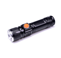Solight LED nabíjecí kapesní svítilna, 200lm, 3W, zoom, Li-Ion