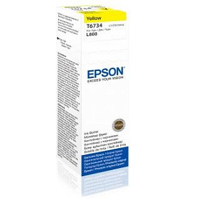 BAZAR - EPSON ink bar T6734 Yellow ink container 70ml pro L800/L1800 - Poškozený obal (Komplet) BAZAR - EPSON ink bar T6734 Yellow ink container 70ml pro L800/L1800 - Poškozený obal (Komplet)