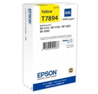 Atramentová kazeta EPSON série WF-5xxx "Pisa" XXL žltá (34,2 ml)