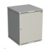 Nástenný rozvádzač Solarix SENSA 15U 600mm, plechové dvere, RAL 7035 SENSA-15U-66-21-G