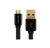 AVACOM MIC-120K USB - kábel Micro USB, 120 cm, čierny