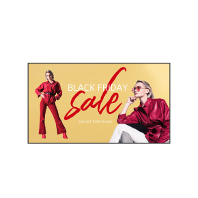 LG 110" signage 110UM5K-B UHD, 16/7, 500nit, 25% Haze, webOS 6.0