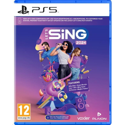 PS5 hra Let’s Sing 2024 (bez mikrofonů)