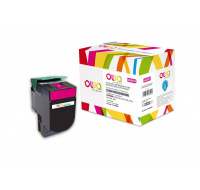 OWA Armor toner pre LEXMARK C540, 543, 544, 546, X543, X544, X546, X548, 2000 strán, C540H1MG, červená/purpurová