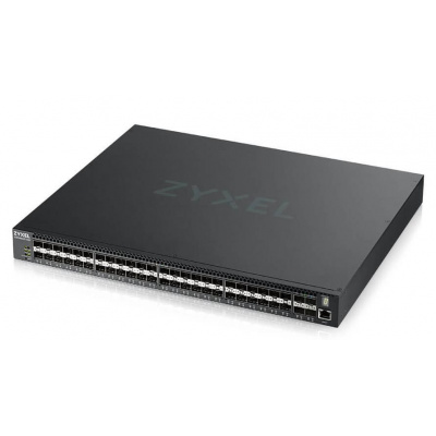 Zyxel XGS4600-52F L3 Managed Switch, 48x SFP, 4x 10G SFP+, dvojitý zdroj napájania