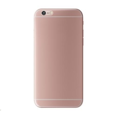 3mk ochranný kryt NaturalCase pro Apple iPhone 6 Plus, 6s Plus, transparentní růžovo-zlatá