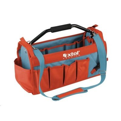 Extol Premium (8858022) taška na nářadí s kovovou rukojetí, 49x23x28cm, 31 kapes, nylon