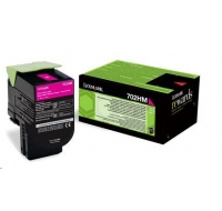 LEXMARK purpurový toner 702HM pre CS310/410/510 z programu Lexmark Return (3 000 strán)