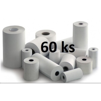 Papierový kotúč papierová páska TERMO 1 + 0, 80/70/12 (62m)