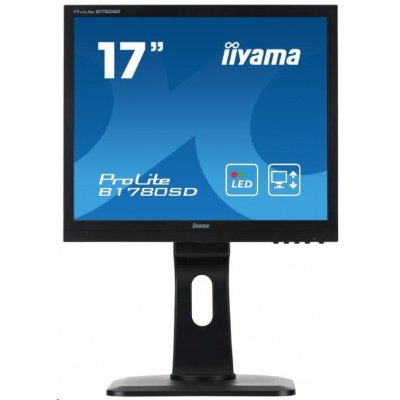 Monitor Iiyama ProLite B1780SD, 43.2 cm (17''), VGA, DVI, otočný, čierny